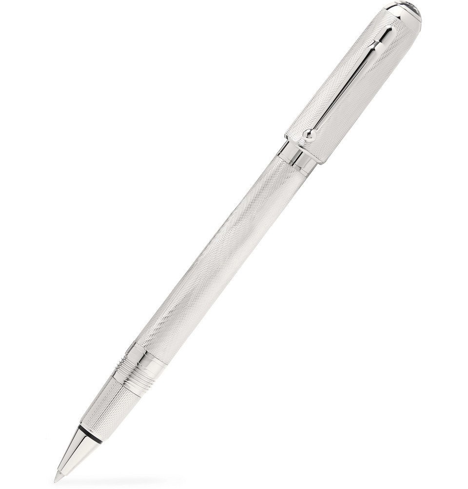 Photo: Dunhill - Sidecar Palladium-Plated Rollerball Pen - Silver