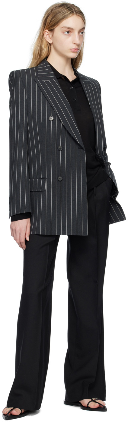 Filippa K Gray Pinstripe Blazer