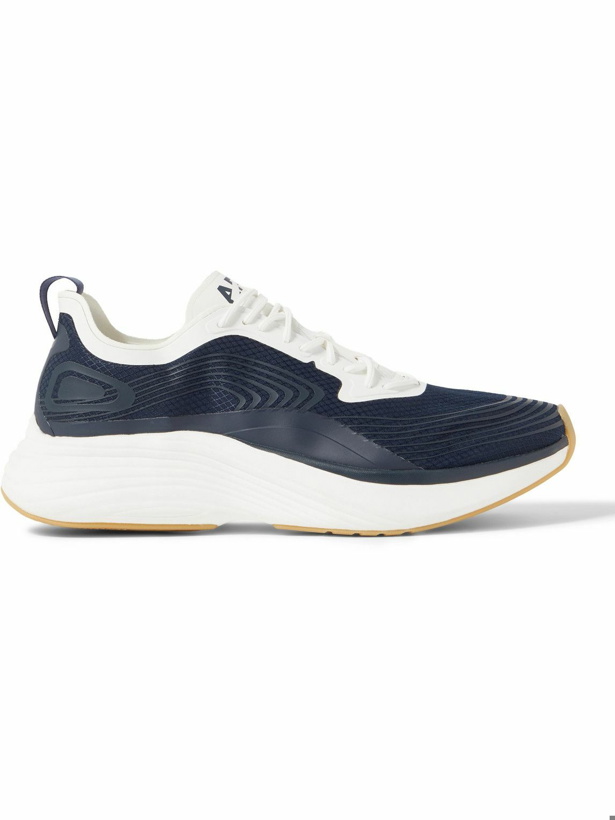 Photo: APL Athletic Propulsion Labs - Streamline Rubber-Trimmed Ripstop Sneakers - Blue