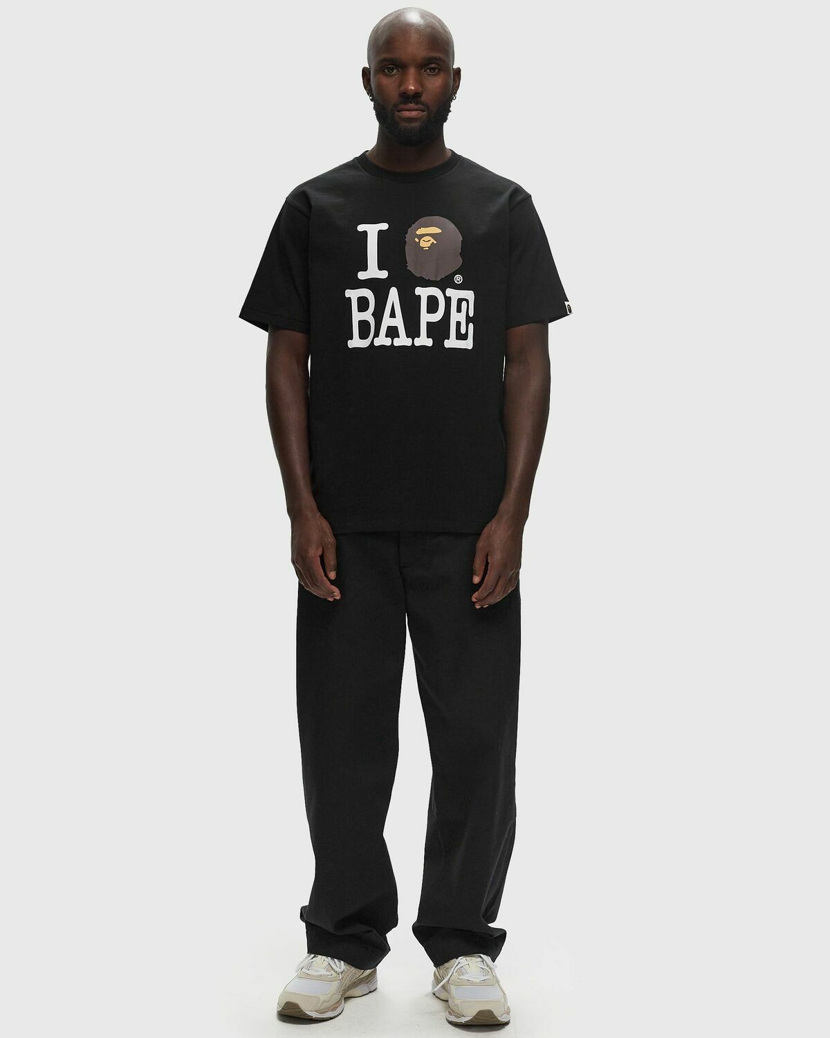 A Bathing Ape I Love Bape Tee Black Shortsleeves A Bathing Ape