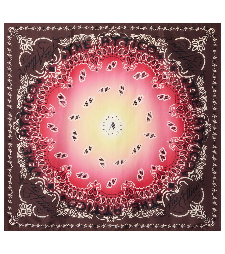 Photo: The Attico Printed silk scarf
