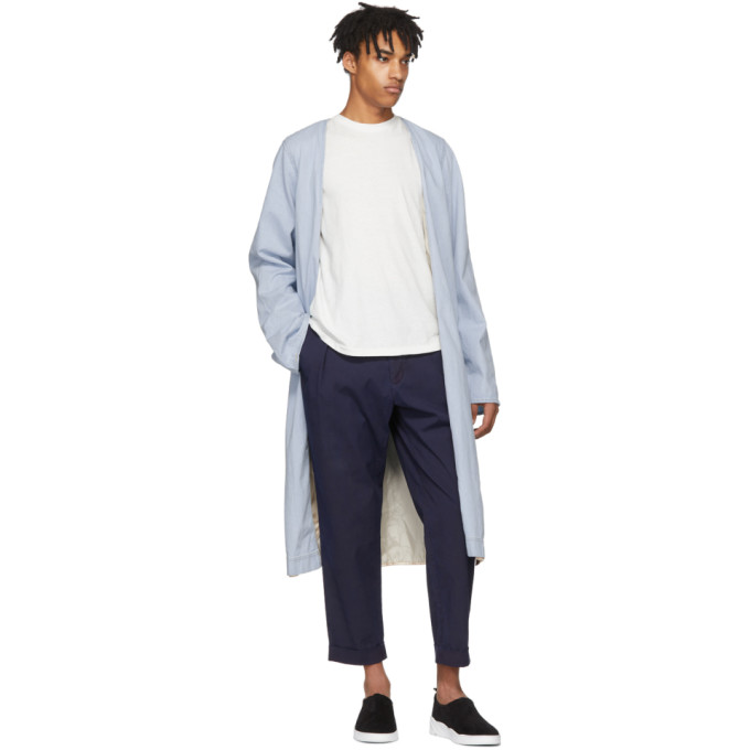 Wheir Bobson Blue Denim Robe Coat