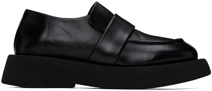 Photo: Marsèll Black Gomme Gommellone Loafers