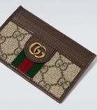 Gucci Ophidia leather-trimmed card case