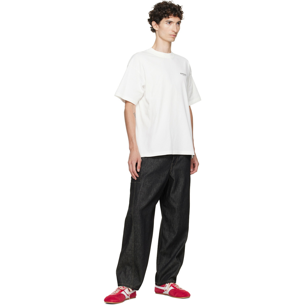 Represent White Printed 'Owners Club' Script T-shirt