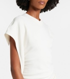 Victoria Beckham Victoria draped crêpe satin midi dress