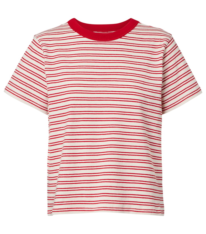 Photo: Velvet Foster striped cotton jersey T-shirt