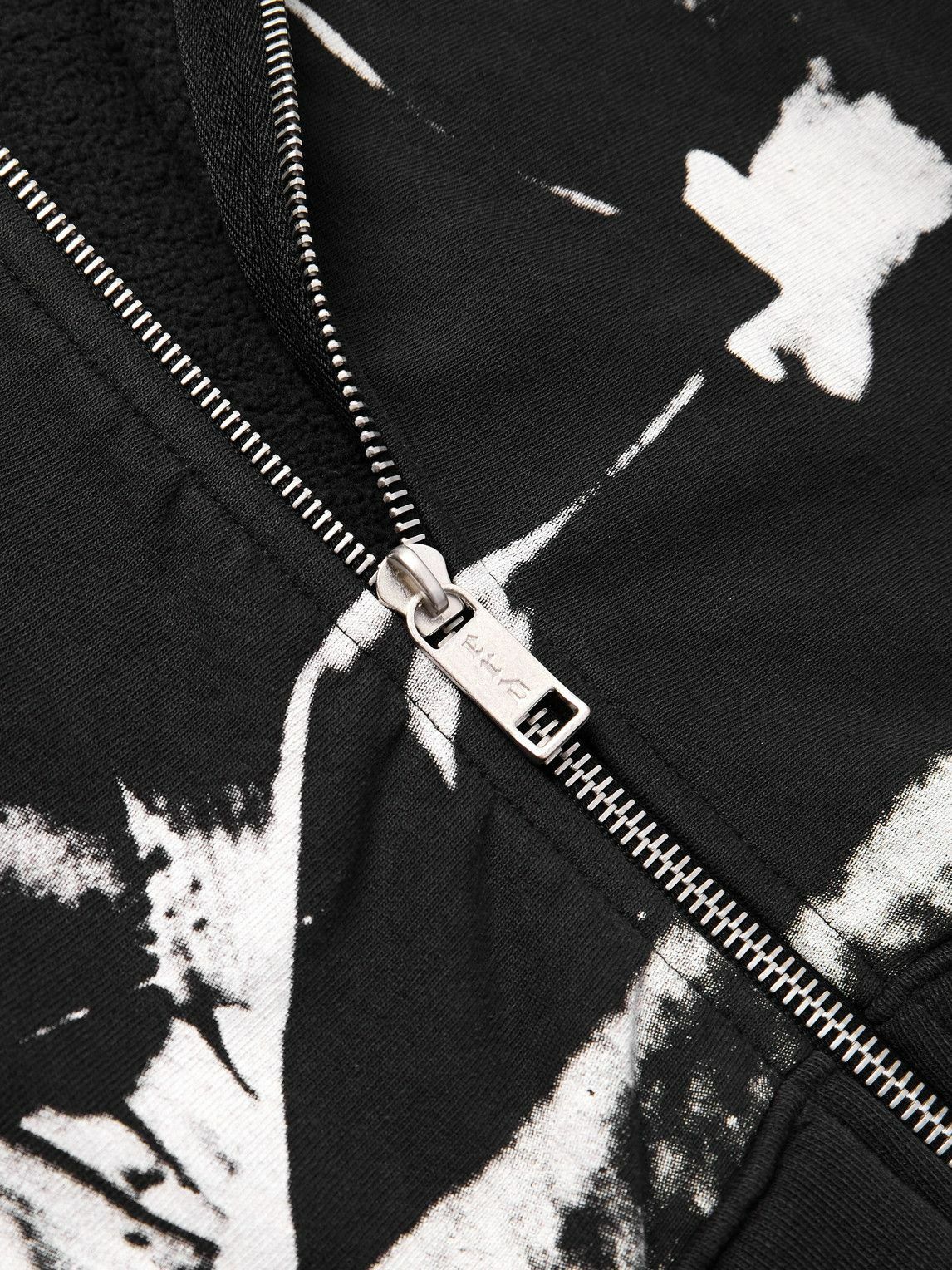 Enfants Riches Déprimés - Assemblage Printed Cotton-Jersey Hoodie - Black