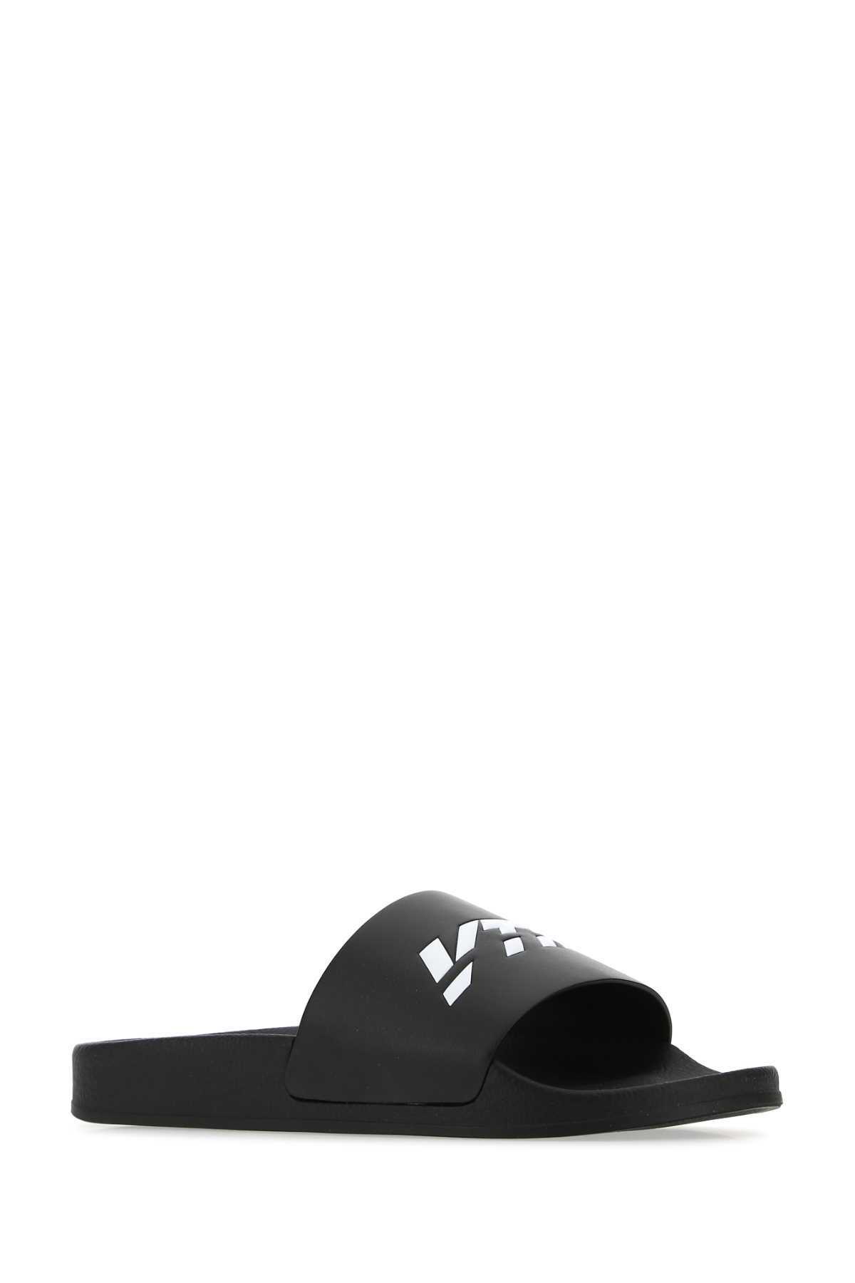 サンダル VTMNTS Black Rubber Slippers VTMNTS Black Rubber Slippers VTMNTS