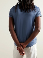 Nike Tennis - Court Advantage Slim-Fit Logo-Print Dri-FIT Mesh T-Shirt - Blue