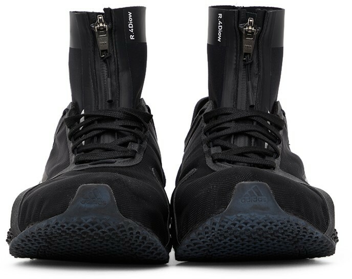 Y-3 Black Mesh Runner 4D Low Sneakers