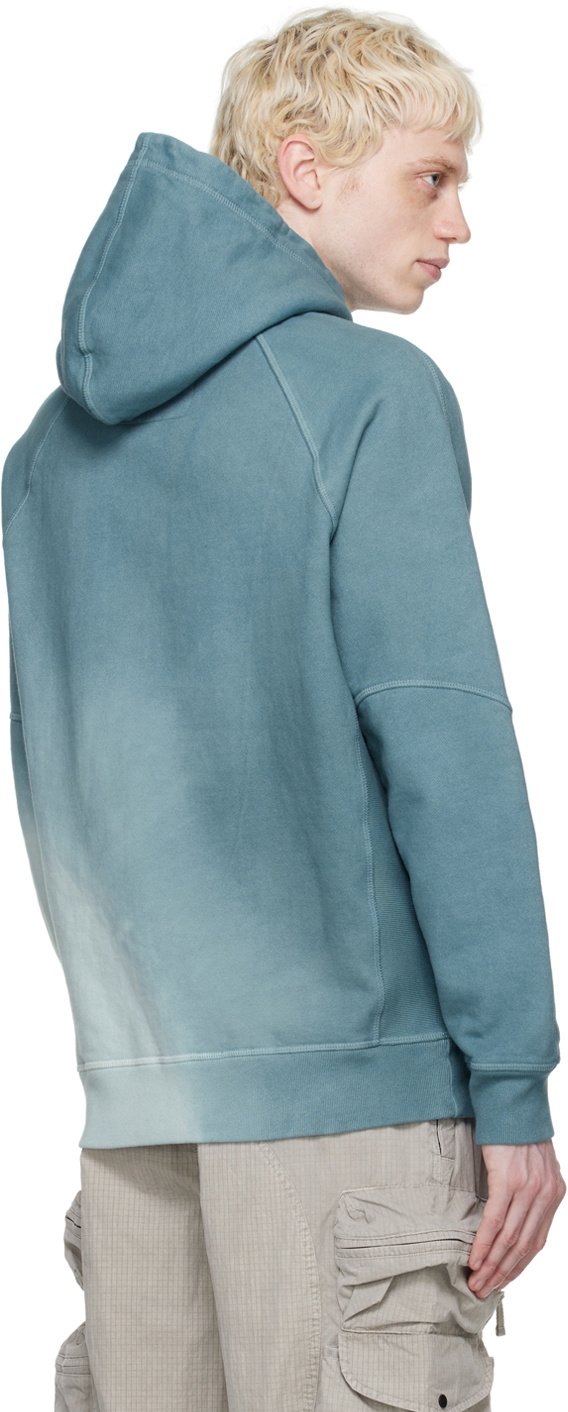 NEMEN® Blue Dip-Dyed Hoodie