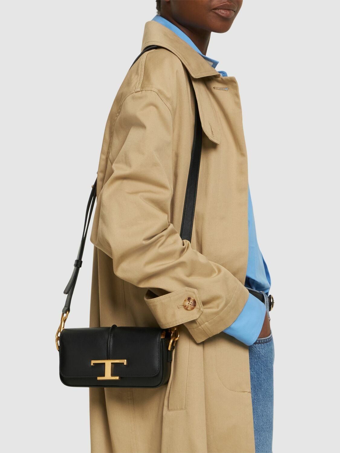 セール★関税込み★Tod's TSA Tracollina TOD'S - Mini E/w Tracollina Leather Bag Tod's