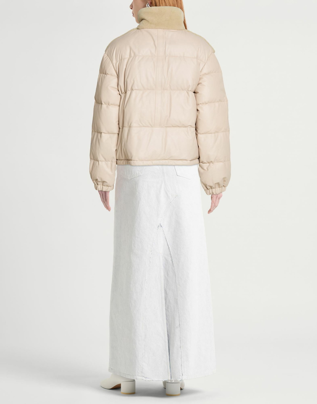 Giorgio Brato Womens Puffer Blush