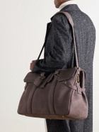 Brunello Cucinelli - Full-Grain Leather Weekend Bag - Brown