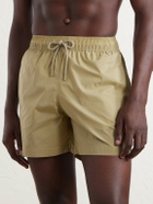 Frescobol Carioca - Salvador Straight-leg Elasticated Swim Shorts - Green