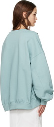 J KOO Blue 'Ama Momentum' Sweatshirt