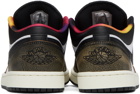Nike Jordan Black & White Air Jordan 1 Low Sneakers