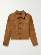 Nili Lotan - Nikita Suede Jacket - Brown
