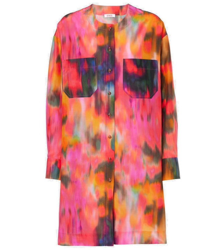 Photo: Eres Galaxie cotton and silk shirt dress
