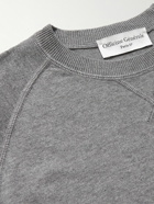 Officine Générale - Nate Cotton and Lyocell-Blend Sweater - Gray