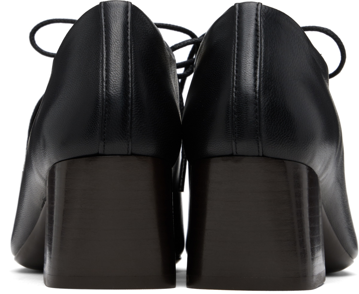 LEMAIRE Black Souris Classic Derby Heels