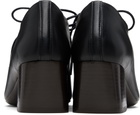 LEMAIRE Black Souris Classic Derby Heels