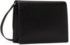 Dolce&Gabbana Black Calfskin 'DG' Logo Crossbody Bag