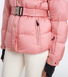Moncler Grenoble Karshi belted down ski jacket