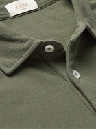 Altea - Greg Cotton-Piqué Polo Shirt - Green