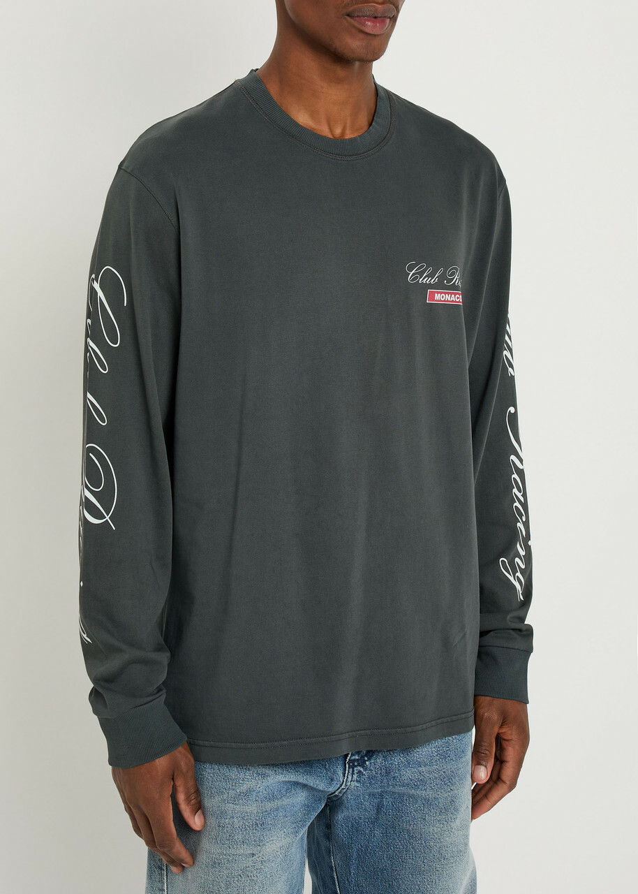 Club 1984 Racing Printed Cotton top Grey