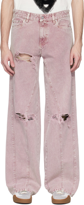 Photo: PDF Pink 'Rich Kid' Jeans