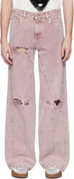 PDF Pink 'Rich Kid' Jeans