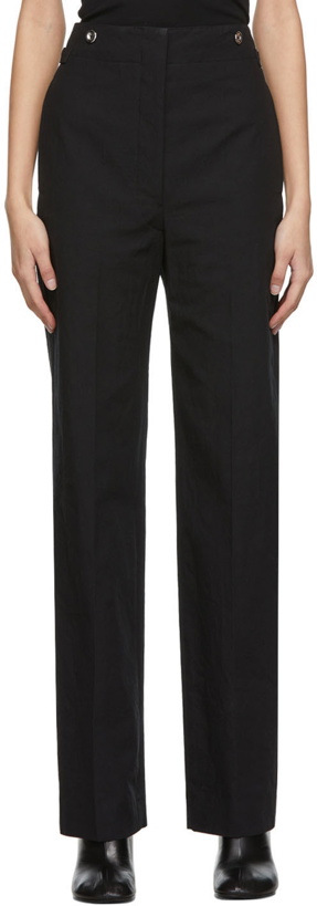 Photo: LEMAIRE Black High Waisted Trousers