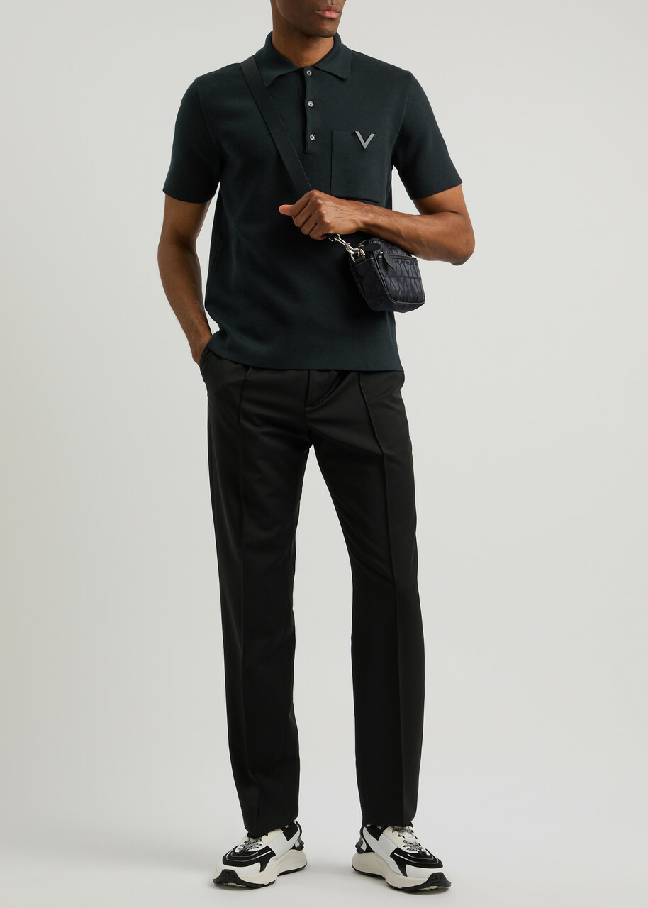 Tシャツ・カットソー VALENTINO GARAVANI Navy Blue Cotton Polo Shirt Valentino Garavani Navy Blue Cotton Polo Shirt | italist