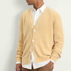 Ranra Men's Geode Cardigan in Putty