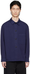 LEMAIRE Navy Pyjama Shirt