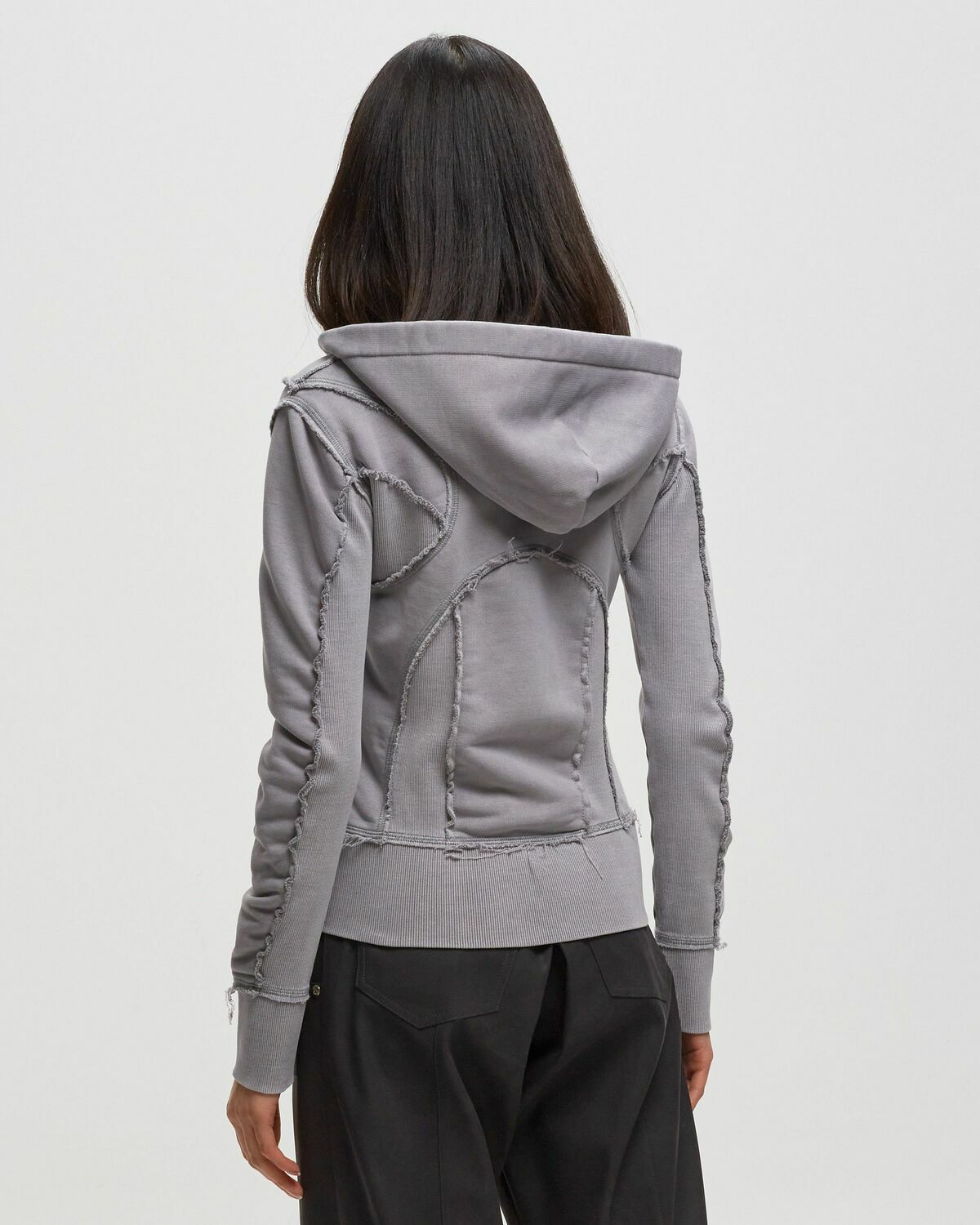 Misbhv X Zipped Hoodie Dove Grey Zippers MISBHV