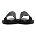 Officine Creative Black Leather Chios 1 Sandals