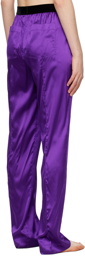 TOM FORD Purple Pinched Seams Lounge Pants