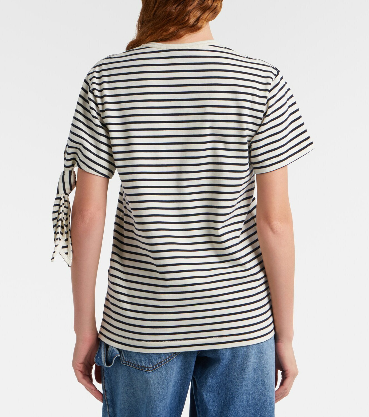 JW Anderson Striped cotton jersey T-shirt