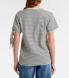 JW Anderson Striped cotton jersey T-shirt