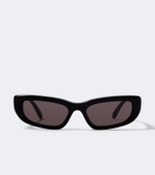 Balenciaga Logo oval sunglasses