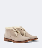 Manolo Blahnik Keswick shearling-lined leather desert boots
