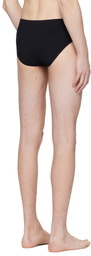 Rick Owens Black Temple Penta Swim Briefs