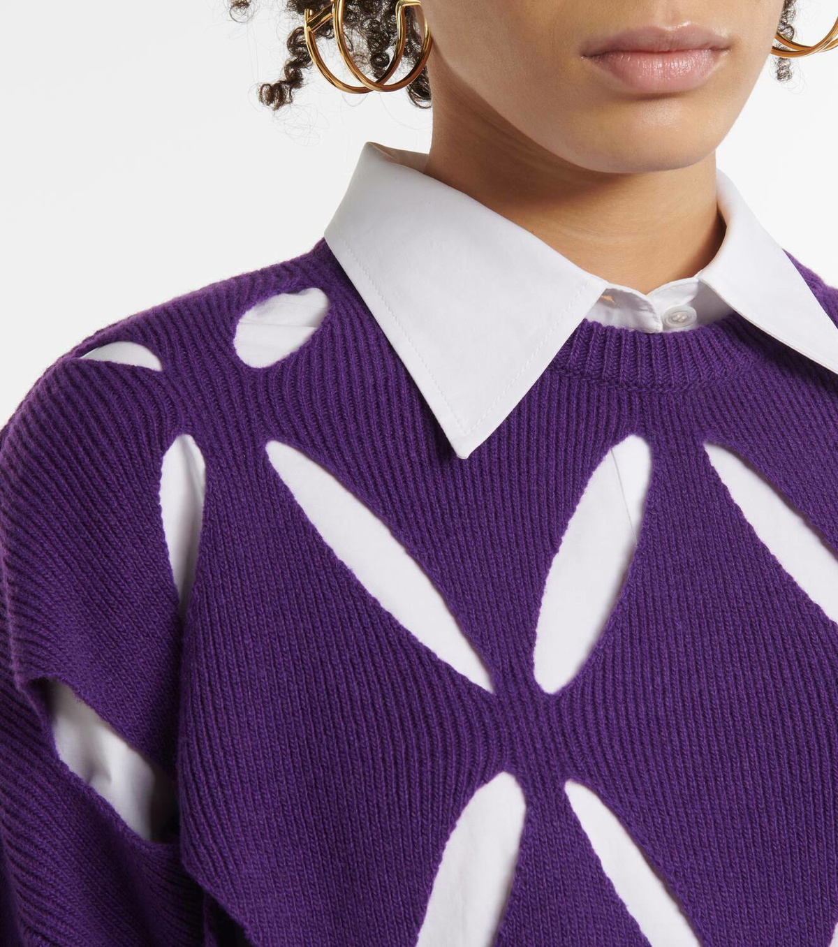 Valentino Beige Virgin Wool Sweatshirt