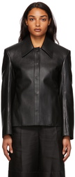 LOW CLASSIC Black Recycled Leather Jacket