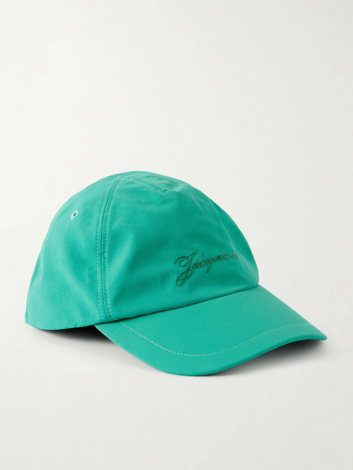 Jacquemus - Baluchon Logo-Embroidered Shell Baseball Cap - Green