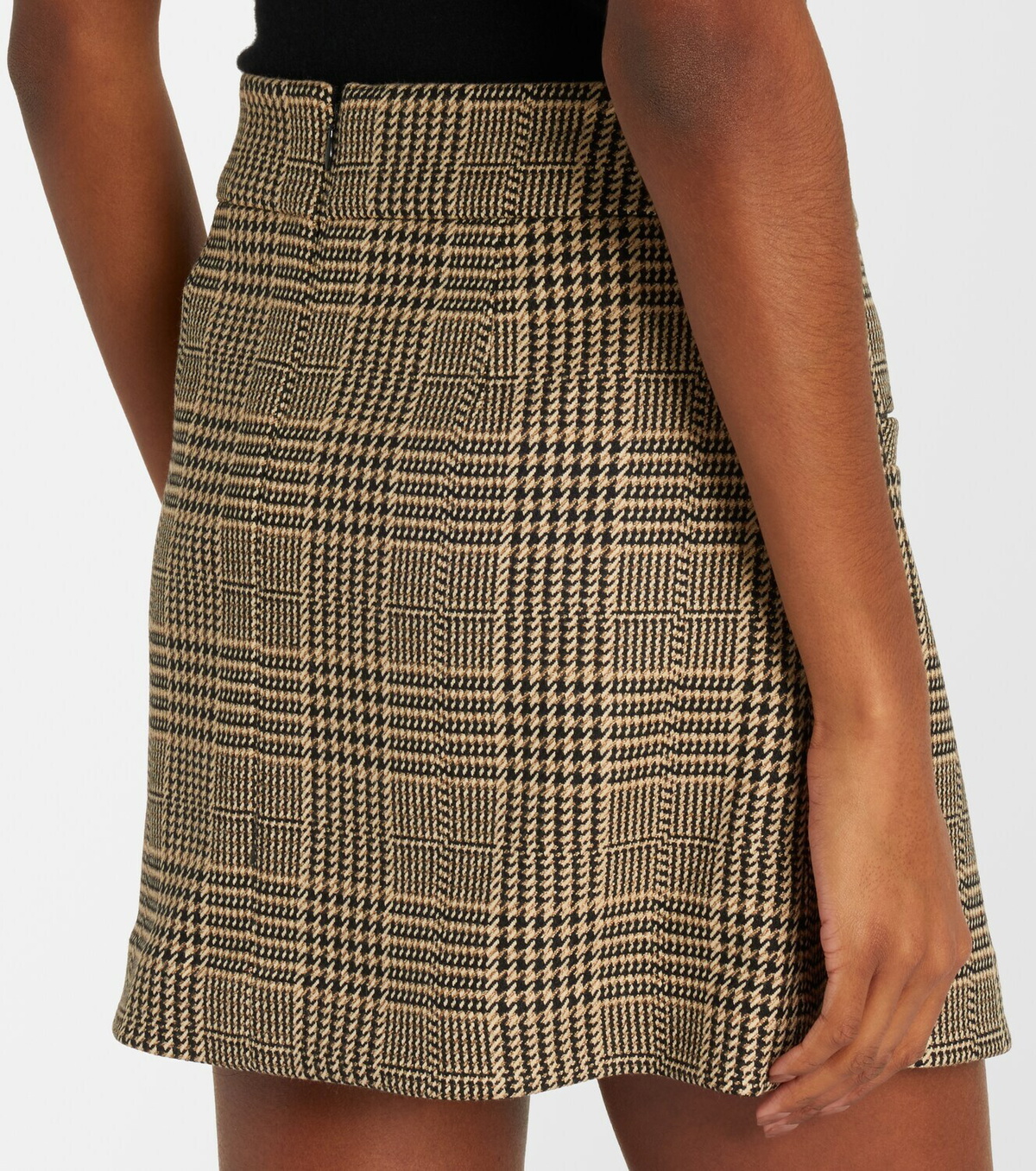 Veronica Beard Pavaline houndstooth miniskirt