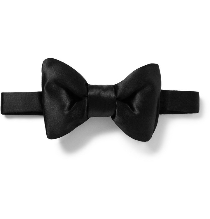 Photo: TOM FORD - Pre-Tied Silk Bow Tie - Men - Black